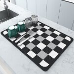 Tapis Égouttoir vaisselle tapis de séchage vaisselle super absorbant tapis Évier cuisine en nanofibres ... Tapis Égouttoir vaisselle tapis de séchage vaisselle super absorbant tapis Évier cuisine en nanofibres ...