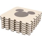 Tapis pour enfants b�b� puzzle en mousse eva - goddess - 12 pi�ces - beige - mixte