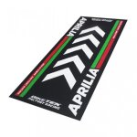 Tapis environnemental biketek garage mat noir blanc vert rouge moto aprilia - mfpn : garage mat aprilia ...