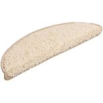 Tapis d'escalier - vidaxl - crme - antidrapant - insonorisant - lavable