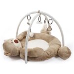 Tapis eveil bb - 2 en 1 - jouet bb pliable - avec pendentif jouet et son tapis de bb rampant cadeau bb ...