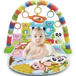 Tapis dveil pour bb - aire dveil - piano 4 en 1 - vert - avec arche jouet