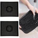 Tapis evier cuisine - 2 pcs - caoutchouc tpr - 314 x 262 cm - tapis d�gouttement rapide - pour cuisine ...