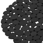 Tapis fond de baignoire 36 x 69 cm essentiel noir