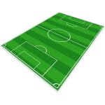 Tapis de football - tapis de jeu funs home decor pour garons filles salle de thme sportif vert - 40x120cm ...