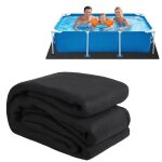 Tapis g�otextile pour piscine - lunsy - 4. 88x9. 75 m - noir - anti - mauvaises herbes - 220 g / m� - ...