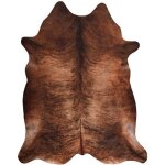 Tapis imitation peau de vache vache g5067 - 3 peau marron - 100x150 cm