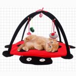 Tapis de jeu et d?activit tapis de jeu pour chat avec jouet tente de jeu chaton lit rembourr pour chien ...