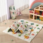 Tapis de jeu pour bb - dripex - double face - antidrapant - en mousse - 180x200x1cm