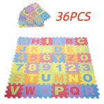 Tapis de jeu pour b�b� et enfant - mengda - tapis de jeu en mousse puzzle alphabet et chiffres eva - ...