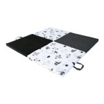 Candide - tapis d�veil tapis de motricit� tapis b�b� 3 en 1 fabriqu� en france 120x120x4cm (black and ...