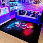 Tapis de jeu pour chambre de gar�on100 x 120 cm tapis gamer tapis color� pour chambre de gar�ons pour ...