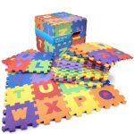Tapis de jeu - all kids united - puzzle 86 pcs - rsistant - lavable - ducatif