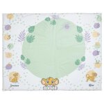 Tapis de jeu en pvc 72x92 cm avec tapes bb - roi lion cosy time