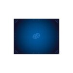 Tapis de jeu - generic - d20 - n�opr�ne - 90 x 70 cm - bleu saphir