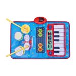 Tapis de jeu - global gizmos - 50770 - 2 en 1 musical - clavier et tambours - pour enfants