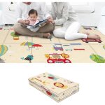 Tapis de jeu pliable pour enfant bébé 100 * 180 * 1cm tapis de sol en mousse epais favorisant le développement ... Tapis de jeu pliable pour enfant bébé 100 * 180 * 1cm tapis de sol en mousse epais favorisant le développement ...