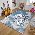 Tapis de jeu star wars pour b�b� - nvy - 6960 - grand tapis de sol - 150x200cm - enfant