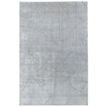 Tapis en laine raices grand tapis en laine pour salon chambre ( argent 230 x 160 cm ) Tapis en laine raices grand tapis en laine pour salon chambre ( argent 230 x 160 cm )