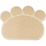 Tapis liti�re chat - marque non sp�cifi�e - forme de patte - imperm�able - antid�rapant - facile � nettoyer ...
