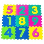 Tapis mousse marelle 10 dalles 3 en 1