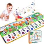 Tapis musical avec 8 instruments tapis de piano tapis de danse pour bb enfants jeux tapis de musique ...