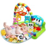 Tapis musical dveil de la jungle pour bb 4 en 1 tapis de fitness piano jouets amovibles garons filles ...