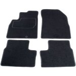 Tapis de sol pour nissan micra mk4 (2010 - 2017) - sur mesure - lot de 4 - tapis voiture