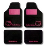 Tapis noir hello kitty