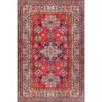Tapis oriental vintage - (290x200 cm) - lopas rouge