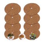 Tapis de paillage - naturel - 8 pi�ces - fibre de coco - 20 cm - protection contre le froid