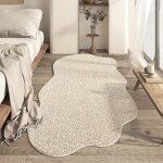 Tapis de passage pour salon moquette descente de lit chambre antid�rapant tapis gris lavable80 * 120cm ...