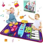 Tapis de piano tapis musical bb 80x50cm tapis de danse tapis de jeu musical jeu clavier jouet ducatif ...