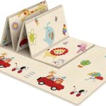 Tapis pliable b�b� grand imperm�able - �pais antid�rapant lavable tapis de jeu pour tout - petits sol ...