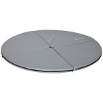 Homcom - tapis de pole dance - plastique - 150x150x5cm - gris Homcom - tapis de pole dance - plastique - 150x150x5cm - gris