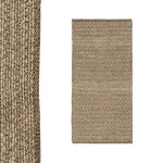Tapis en polycoton beige tapis pour salle de bain cuisine salon chambre couloir salle � manger - longueur ...