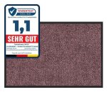 Tapis de porte paillasson dentrée rhine mauve 40 x 60 cm Tapis de porte paillasson dentrée rhine mauve 40 x 60 cm
