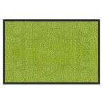 Tapis de porte paillasson dentre rhine vert citron 60 x 90 cm