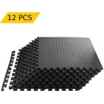 Tapis de protection de sol ? 12 dalles pour mat�riel fitness gym musculation ? salle de sport garage