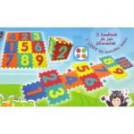 Tapis dactivit�s 3 en 1 marelle 30cm multicolore