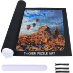 Tapis de puzzle en feutre - febest - 1500 2000 3000 pi�ces - 116x66 cm - noir - facile � ranger - facile ...