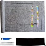 Tapis puzzle roll up 1500 2000 3000 pi�ces portapuzzle accessoire pour puzzle support pour puzzle (gris ...