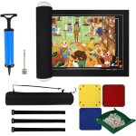 Tapis de puzzle - zgeer - 90x60cm - feutre antid�rapant - poche de rangement - jusqu� 1500 pi�ces