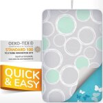 Tapis de repassage sur table - estampille - 100x65 cm - antid�rapant - protection chaleur et humidit� ...