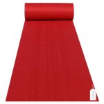 Tapis rouge - maisor� - 15 m x 1 m jetable rouleau en polyester pour mariage f�te c�r�monie mat�riau ...