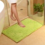 Tapis de bain - jaritto - 40x60 cm - absorbant - antid�rapant - vert clair