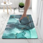 Tapis de salle de bain cuisine antidrapant 40 * 60cmtapis sche rapide tapis - vert