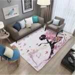 Tapis salon motif f�e moderne pour filles chambre d�coration anti - d�rapant jouer tapis de sol 60x90cm ...