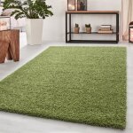 Tapis salon shaggy - simpex - laetitia - vert - 120 x 170 cm - 100% polypropyl�ne - hauteur de pile 50 ...