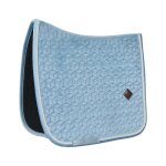 Tapis de selle kentucky velvet - bleu clair - full